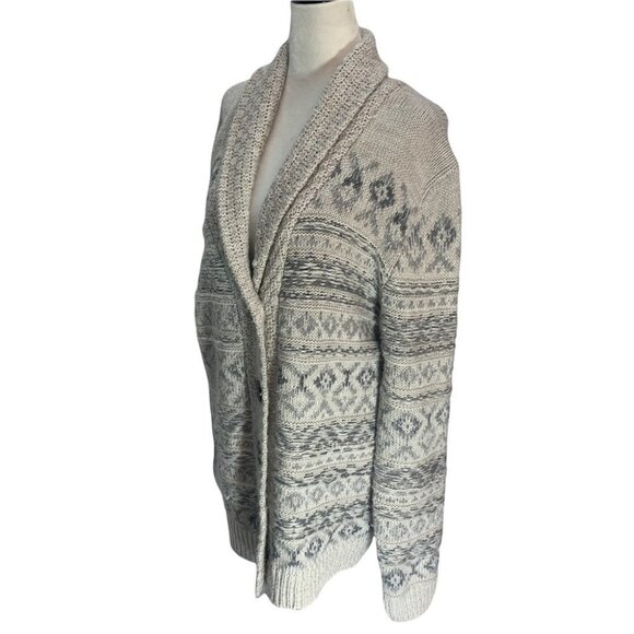 GRANDPA/DAD Button Up Cardigan Cozy Nordic Sweater Size L - Picture 2 of 9